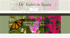 Desktop Screenshot of drgabrielebautz.com